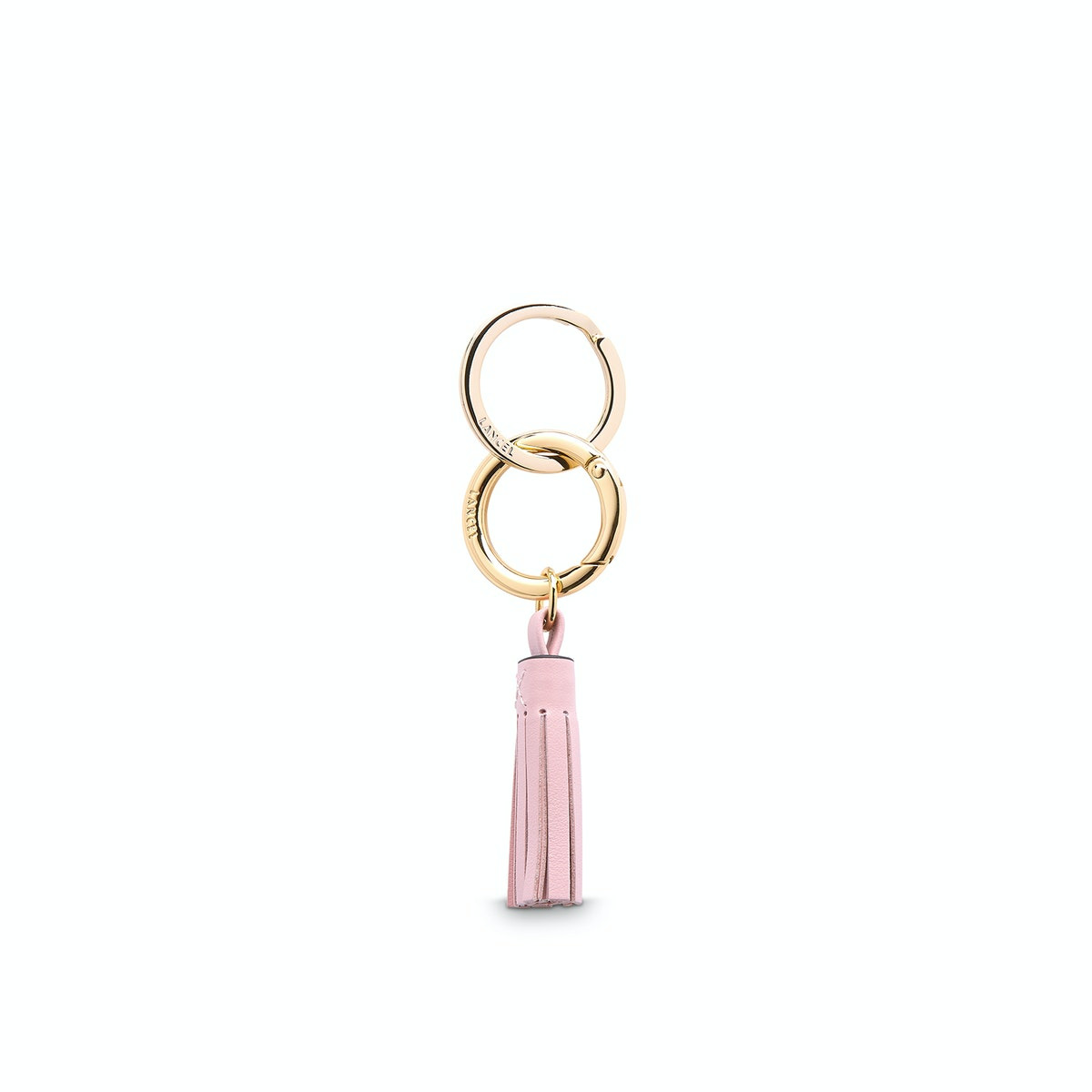 Charms de Lancel - Base porte-clés pompon personnalisable - Rose