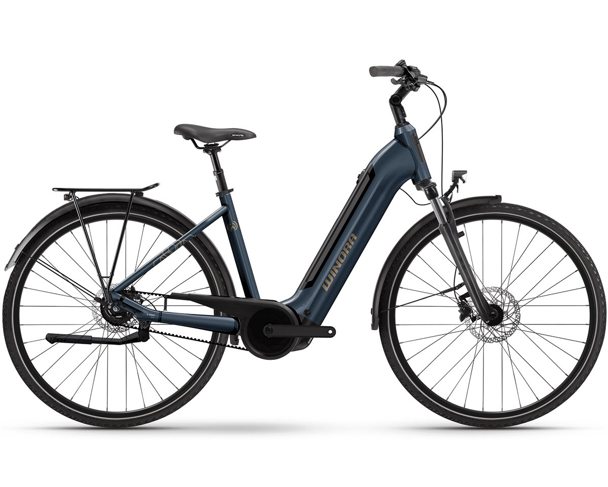 Vélo urbain/trekking électrique TRIA R5F Bleu Foncé