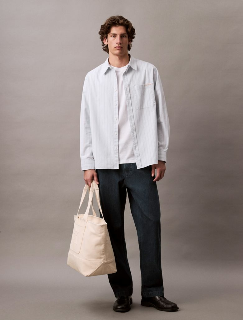 PANTALONS EN LIN ET COTON AVEC COUTURE LATÉRALE