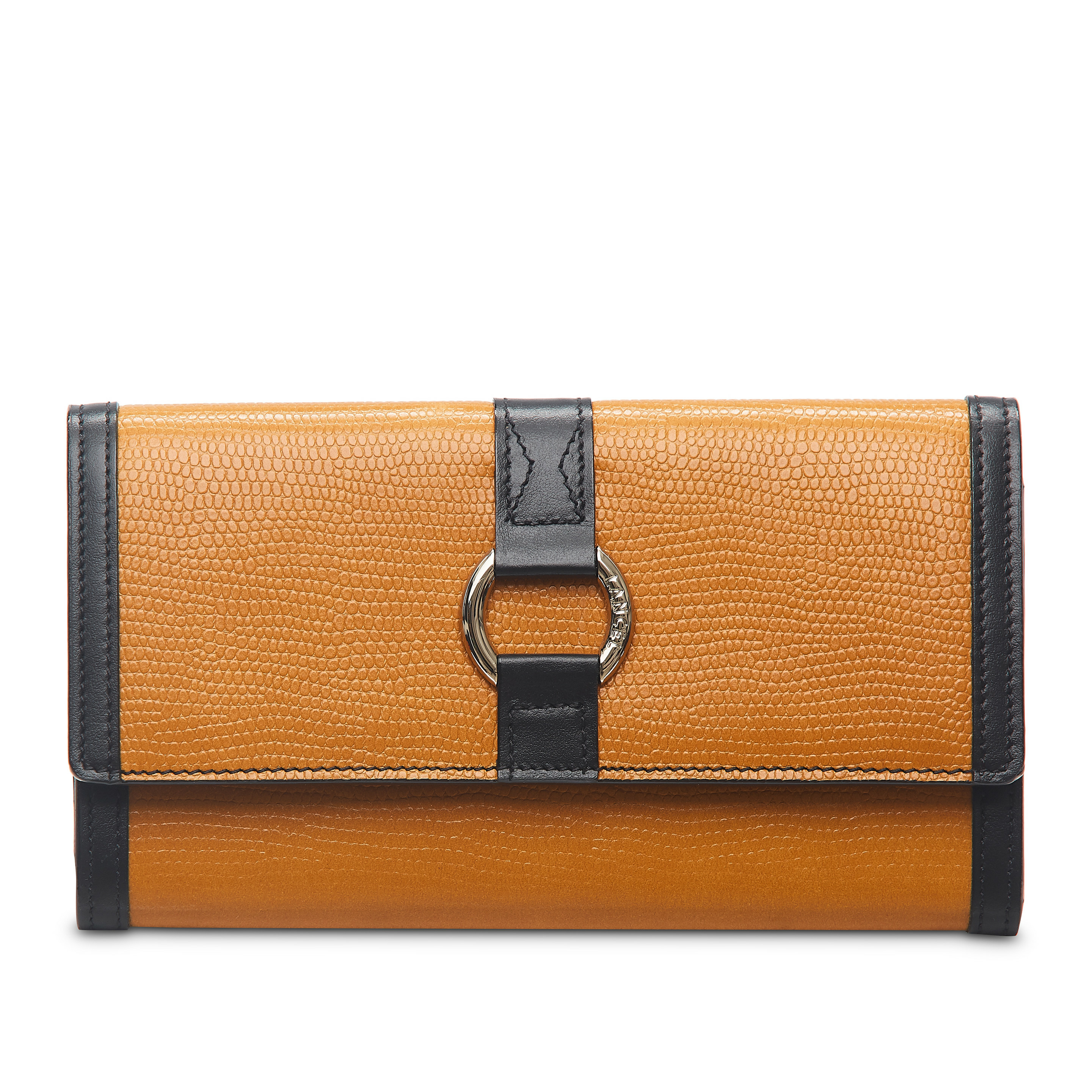 ELSA FACON IGUANA ET CUIR LISSE - Portefeuille Long