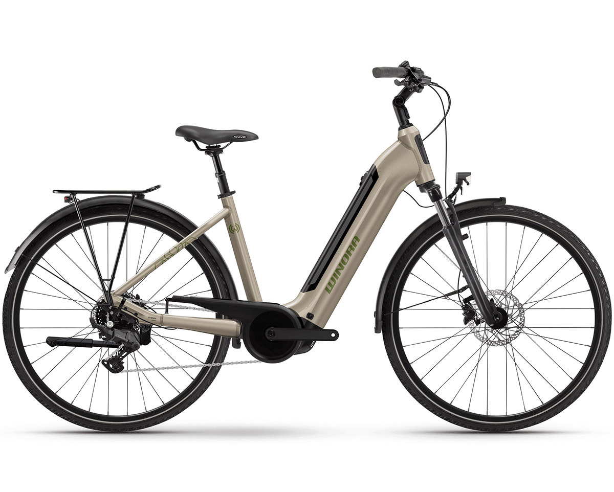 Vélo urbain/trekking électrique TRIA X9 Beige