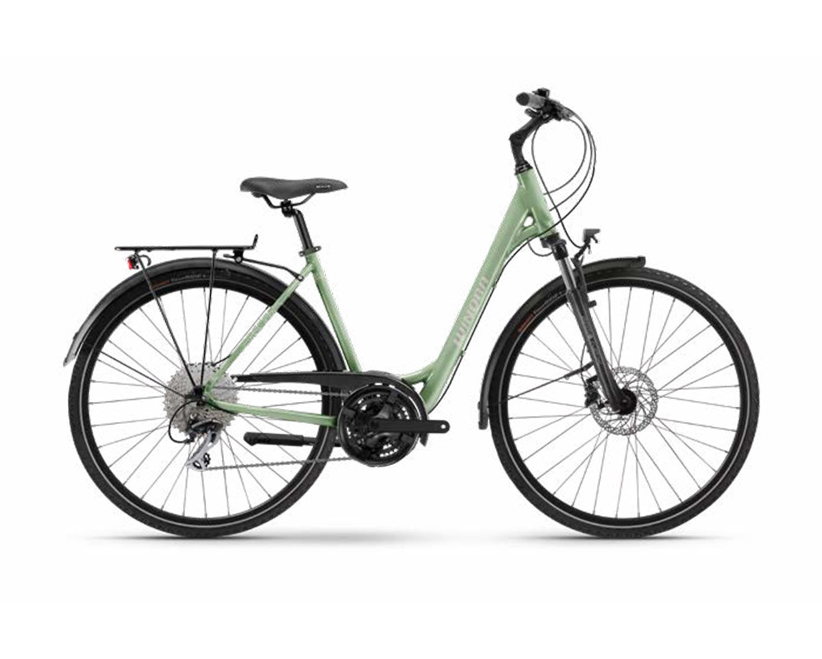 Vélo urbain/trekking DOMINGO X24 LOW Vert Prairie