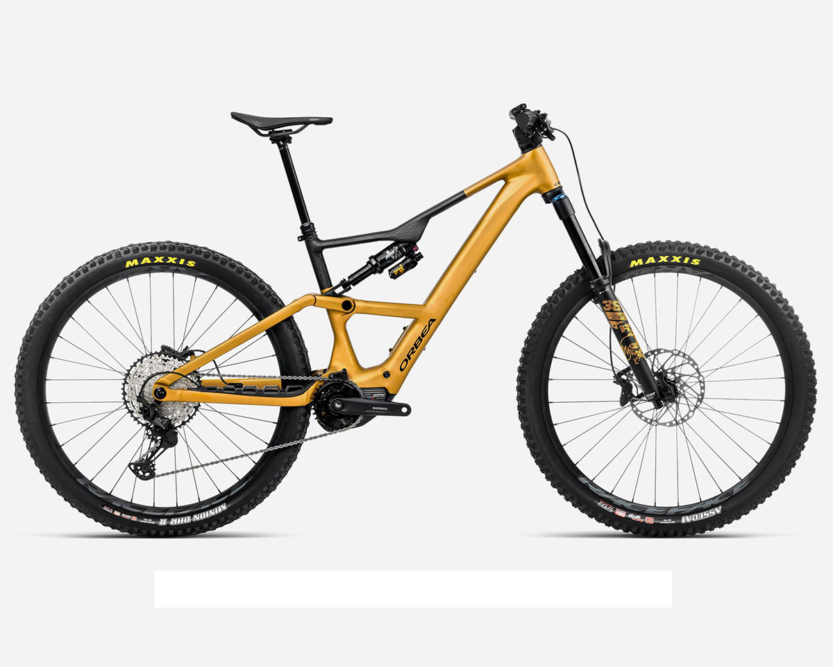 VTT tout suspendu électrique RISE LT H10 Jaune Bourdon/Noir