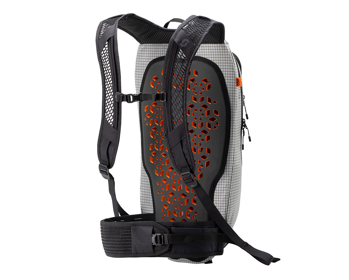 Sac à dos Unisexe TRAIL PROTECT 10 Gris Clair/Noir