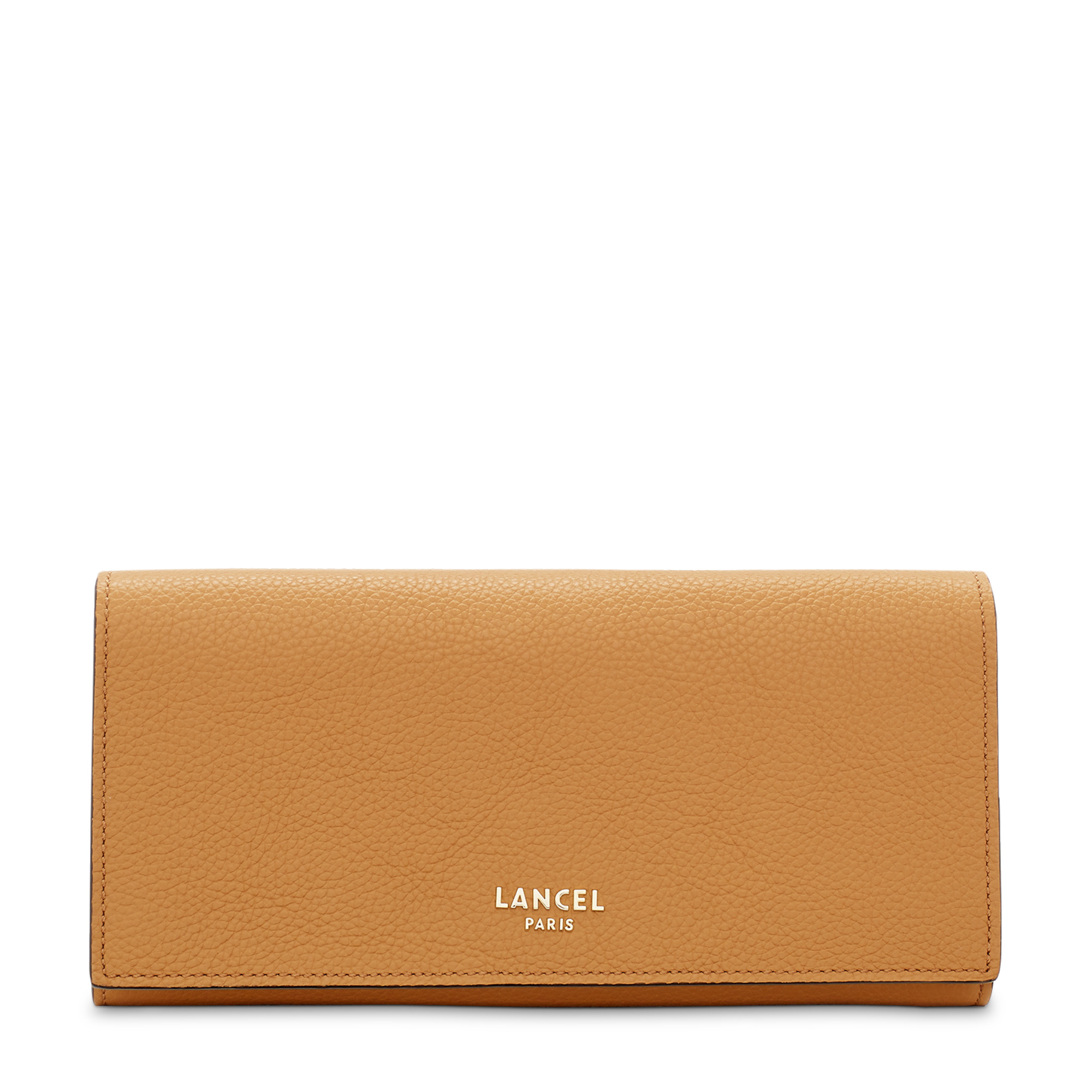 Lettrines de Lancel - Portefeuille long rabat - Camel