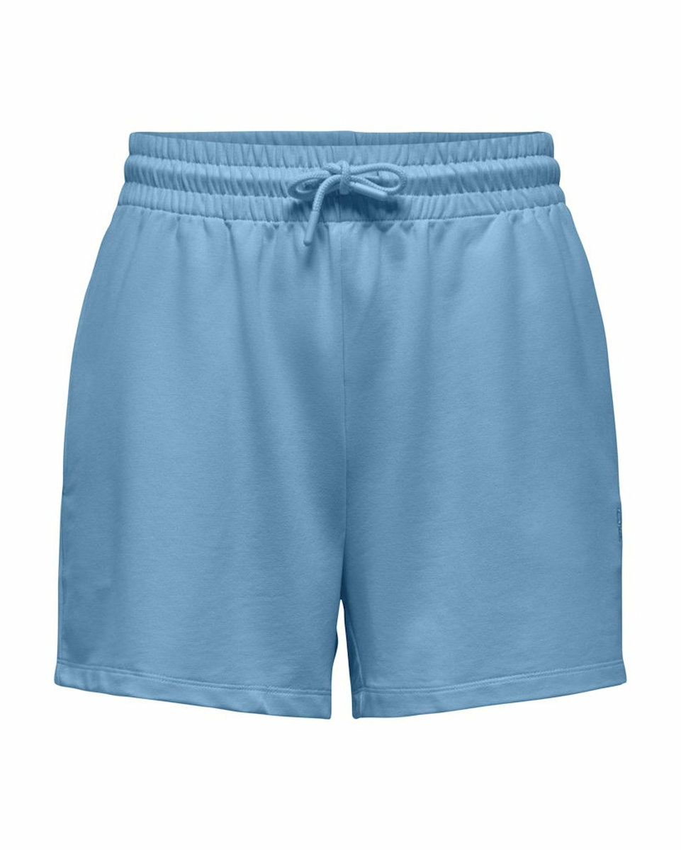 Short Femme ONPFREI LIFE EMBR HW SWEAT SHORTS Bleu