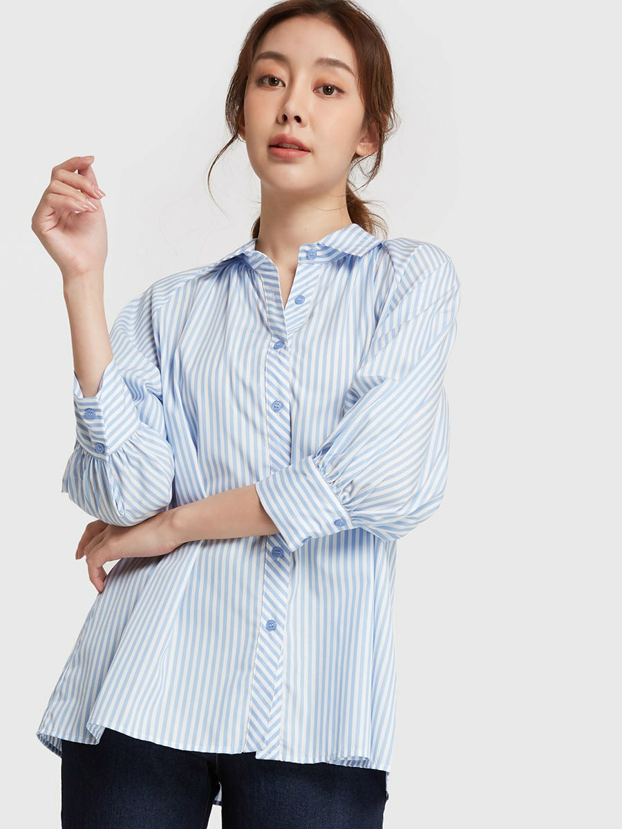 เสื้อทรงหลวมแขนยาว รุ่น 2301LLS003