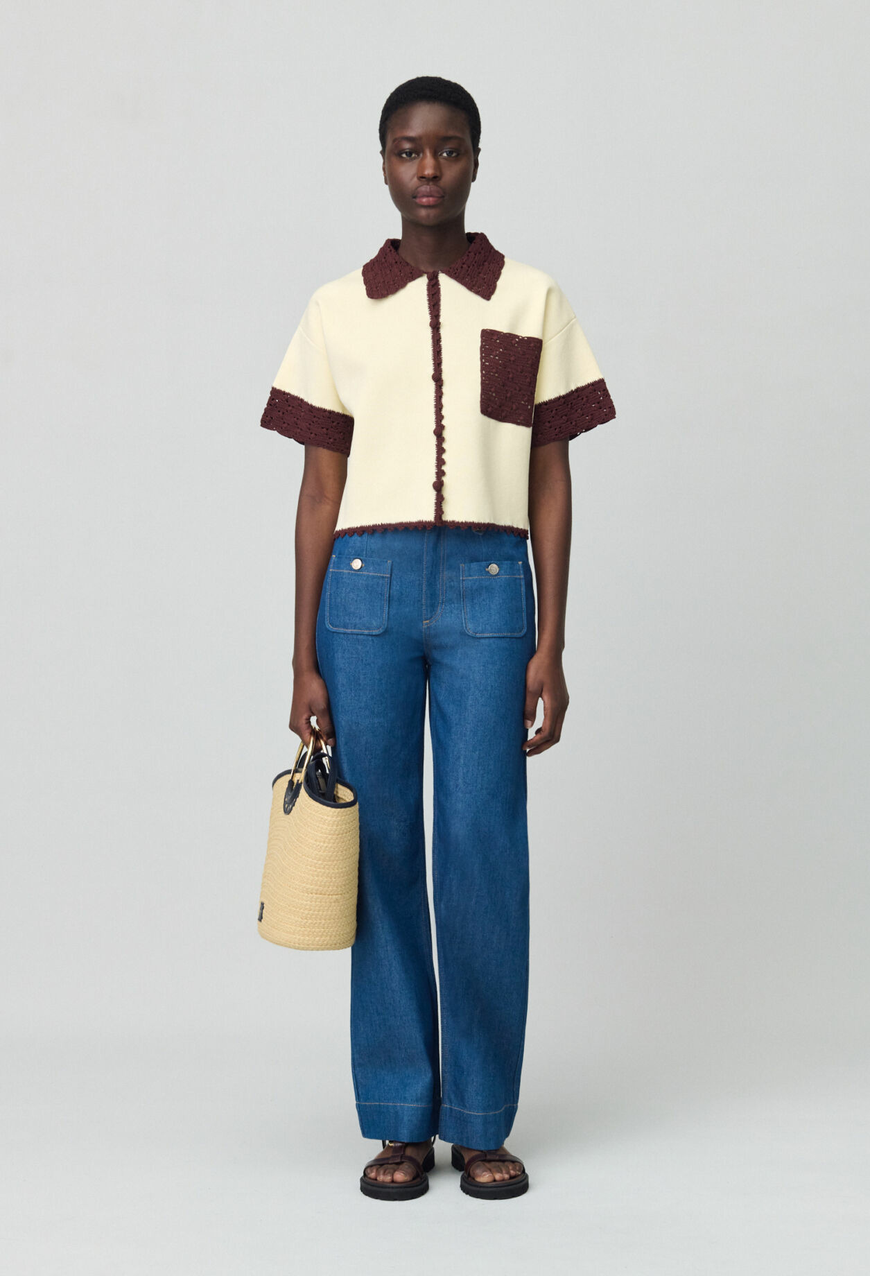 Chemisette maille fine