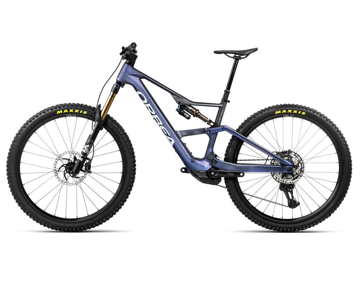 VTT tout suspendu électrique RISE LT M10 420W Tanzanite/Carbone