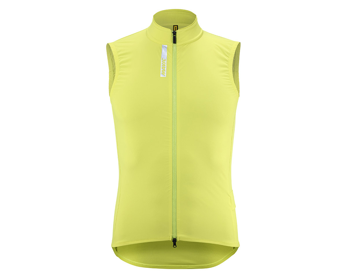 Gilet coupe-vent Homme AKSIUM WIND Jaune Citron