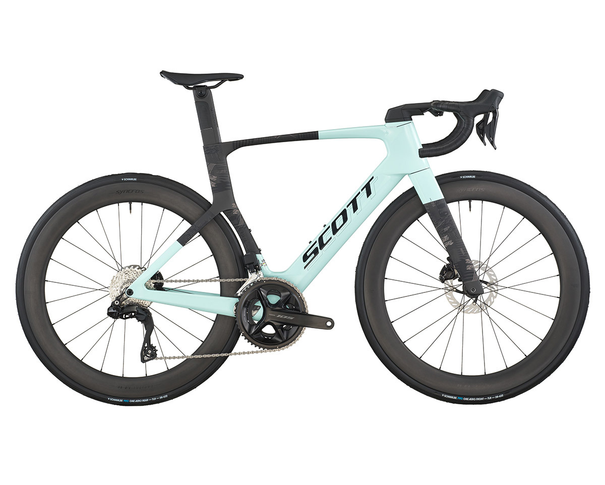 Vélo de route FOIL RC 20 Bleu Glace/Noir Carbone