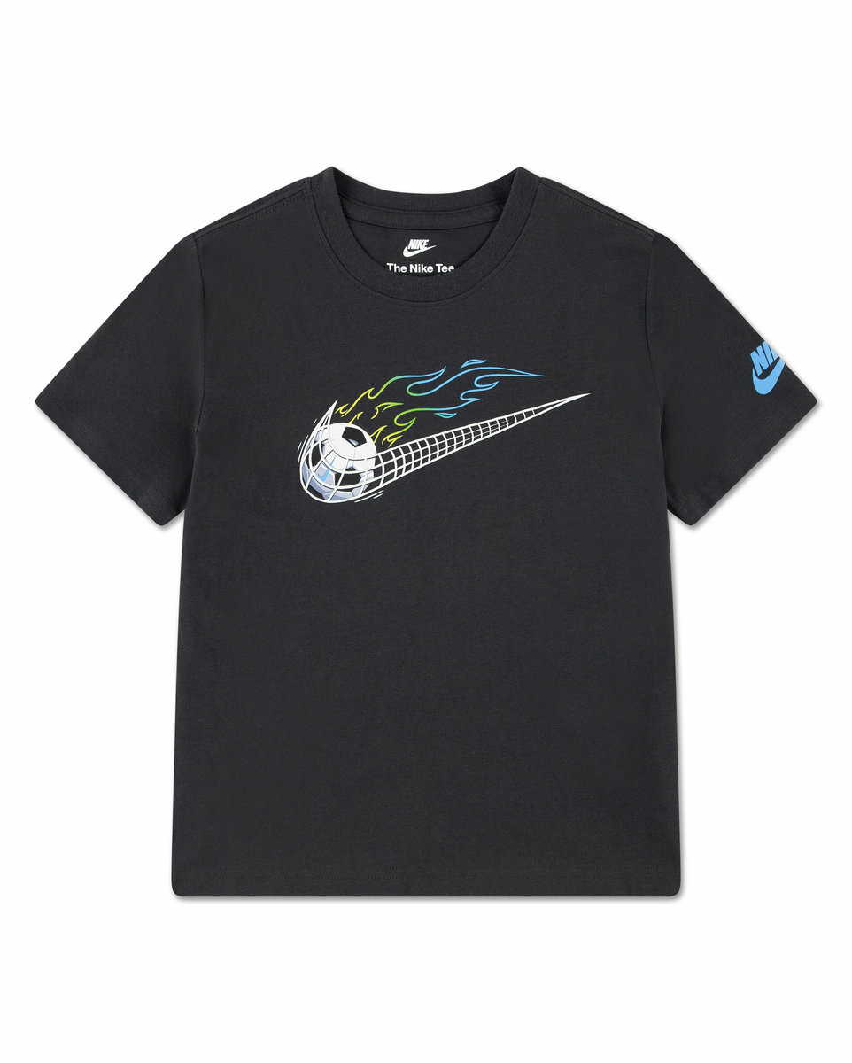 T-shirt Jeune enfant NKB SOCCER SWOOSH TEE Noir