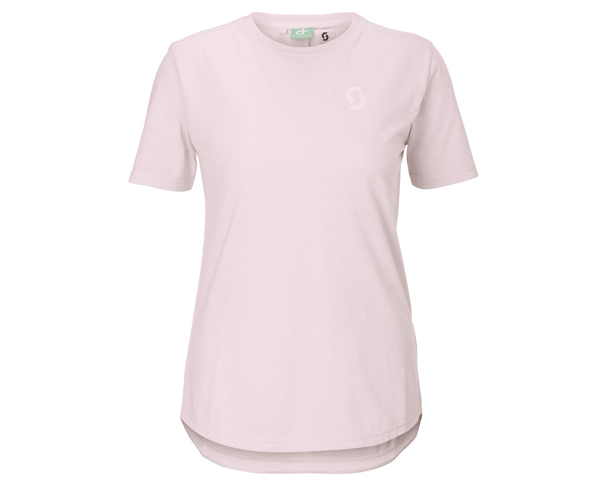 T-shirt manches courtes Femme VERTIC DRI Rose/Coton Blanc