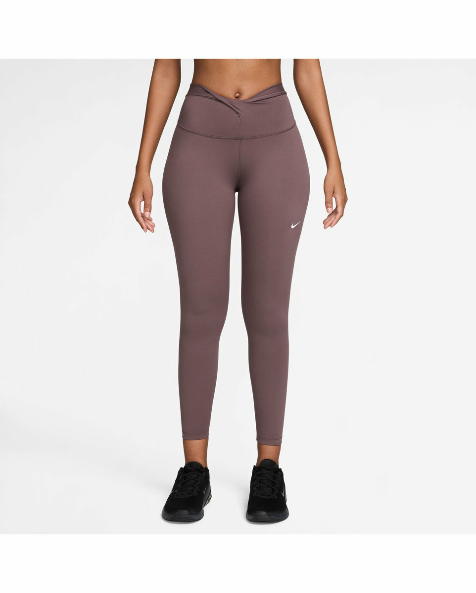 Legging Femme W NK DF ONE HR 7/8 TGHT CPSL A Marron