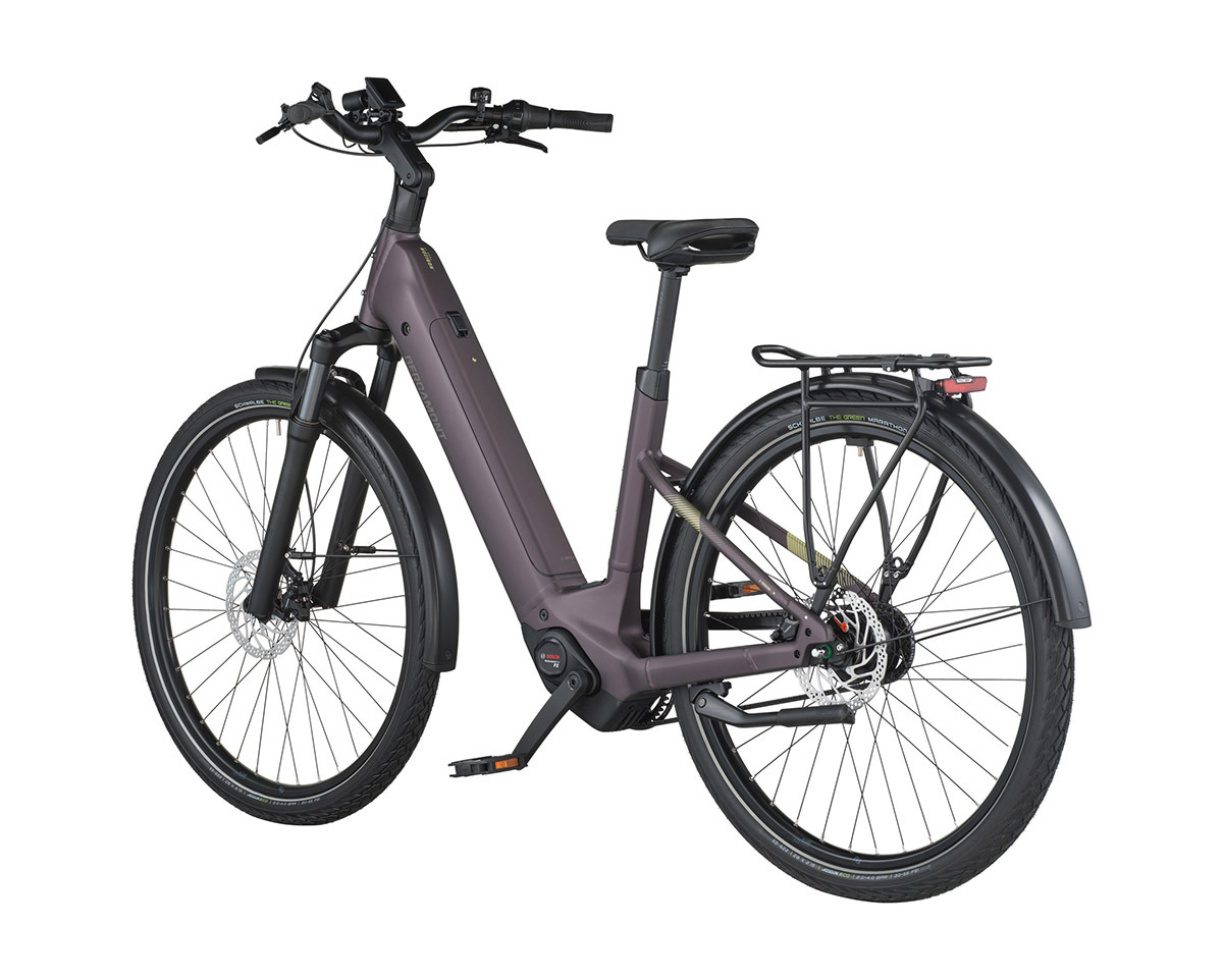 Vélo urbain/trekking électrique E-HORIZON TOUR 10 BELT WAVE Violet