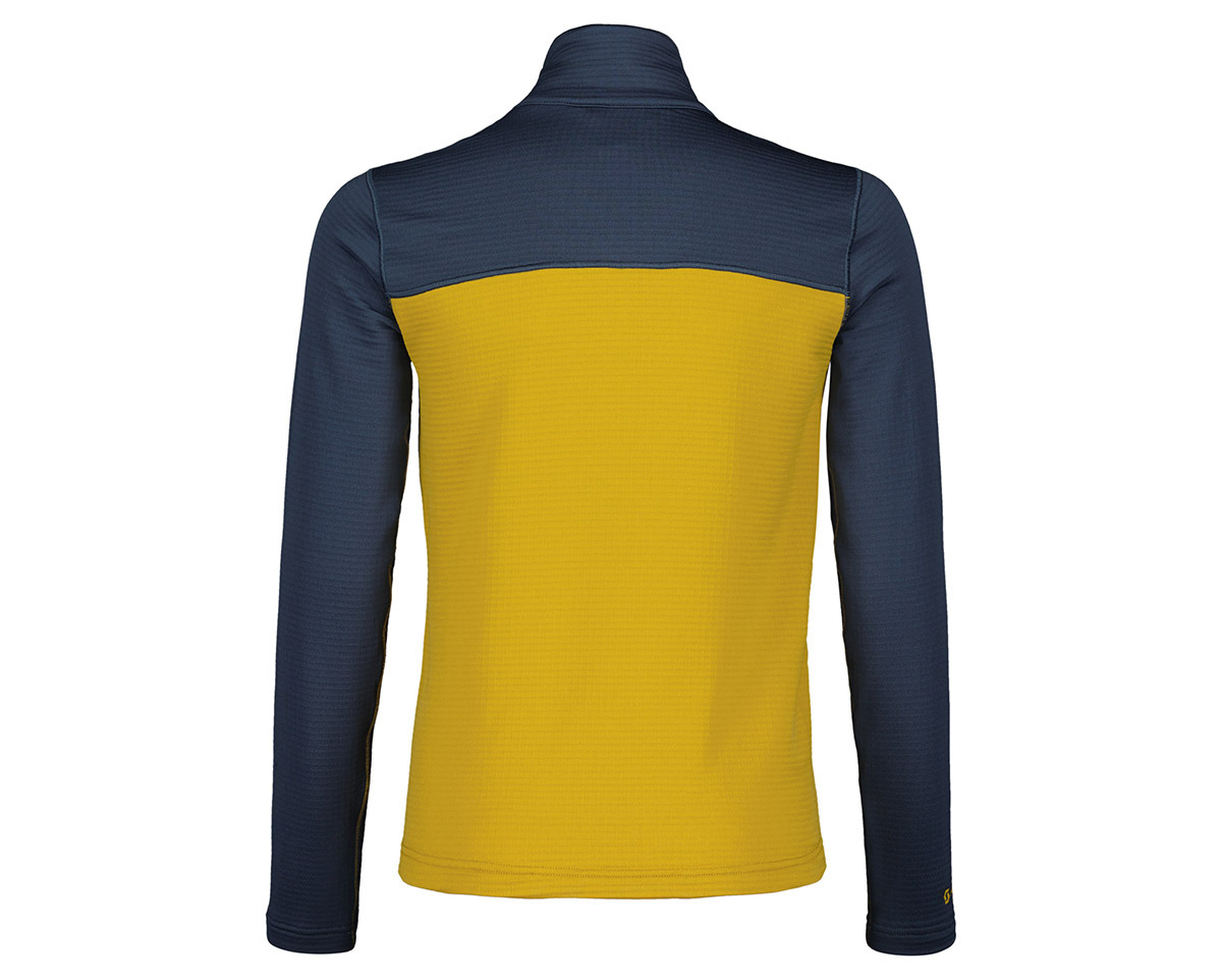 Sweat Enfant DEFINED LIGHT JUNIOR PULL-OVER Bleu Métal/Jaune Doux