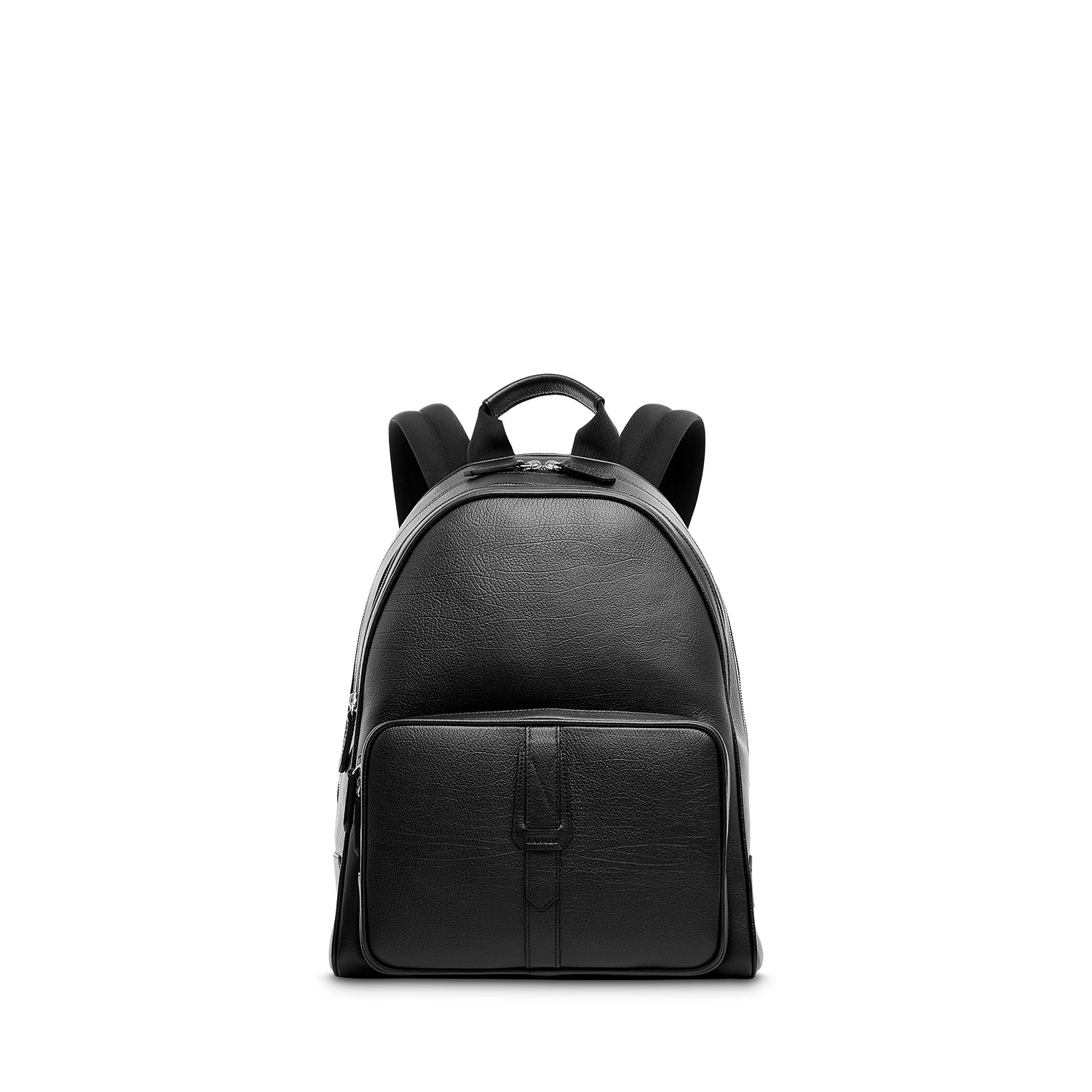 OSCAR CUIR GRAINE - Sac à dos Homme - Noir