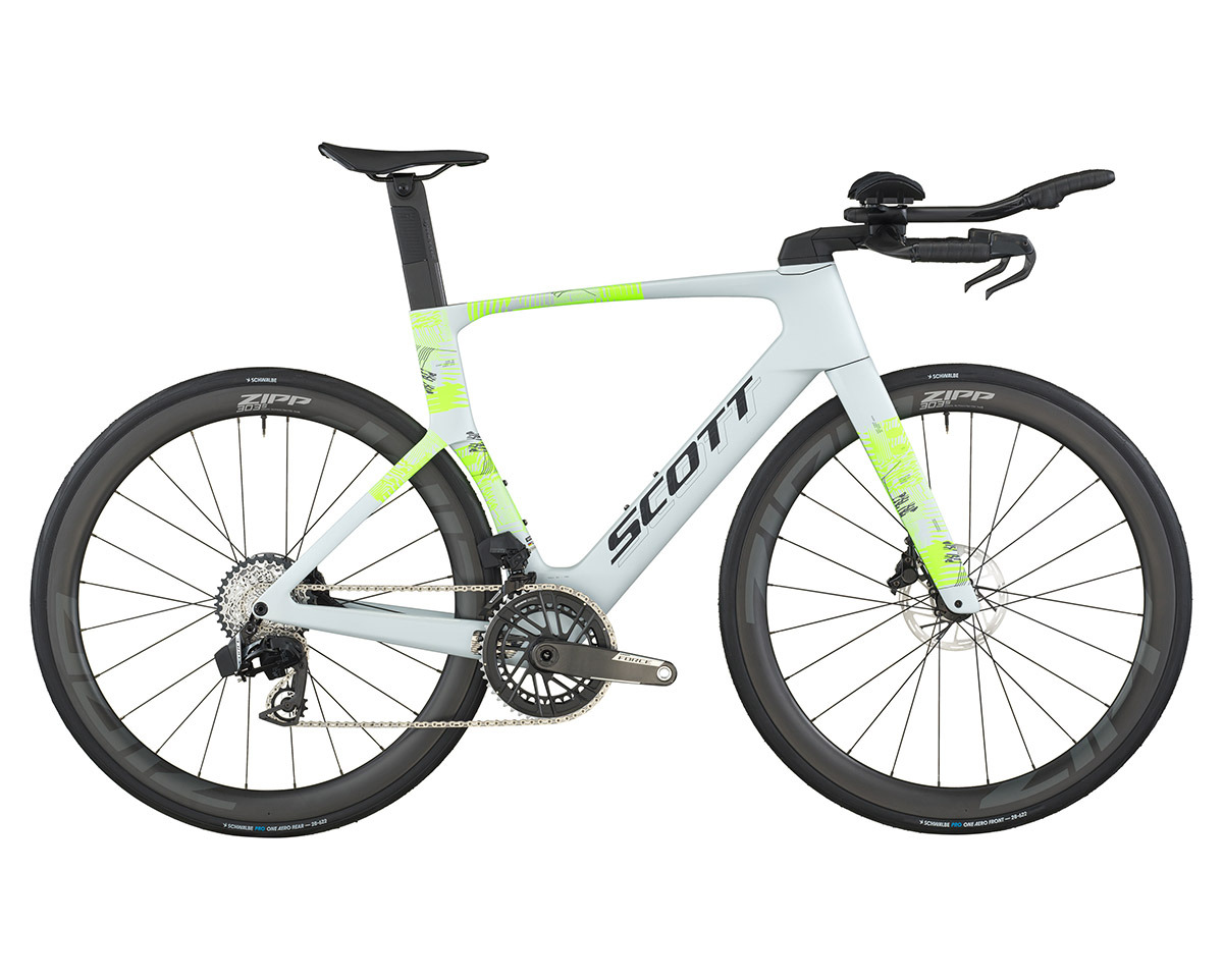 Vélo de triathlon FOIL RC TRI Blanc Cumulus