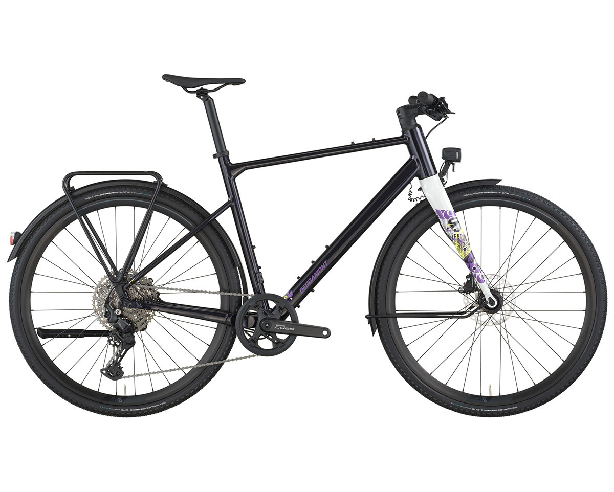 Vélo de gravel GRANDURANCE FB 10 EQ Noir/Violet
