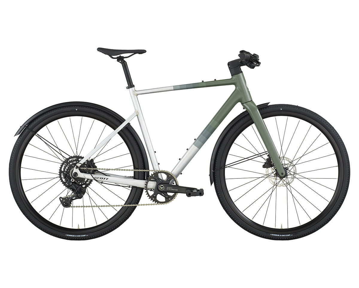 Vélo de route METRIX 30 EQ Argent/Vert Wenge