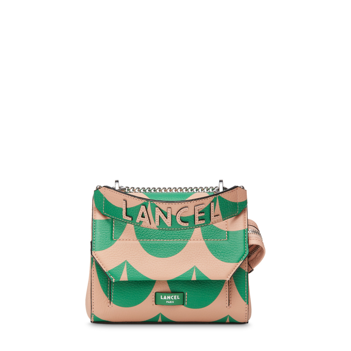 Ninon de Lancel - Sac rabat avec poignée - Petit modèle - Multico Ecailles