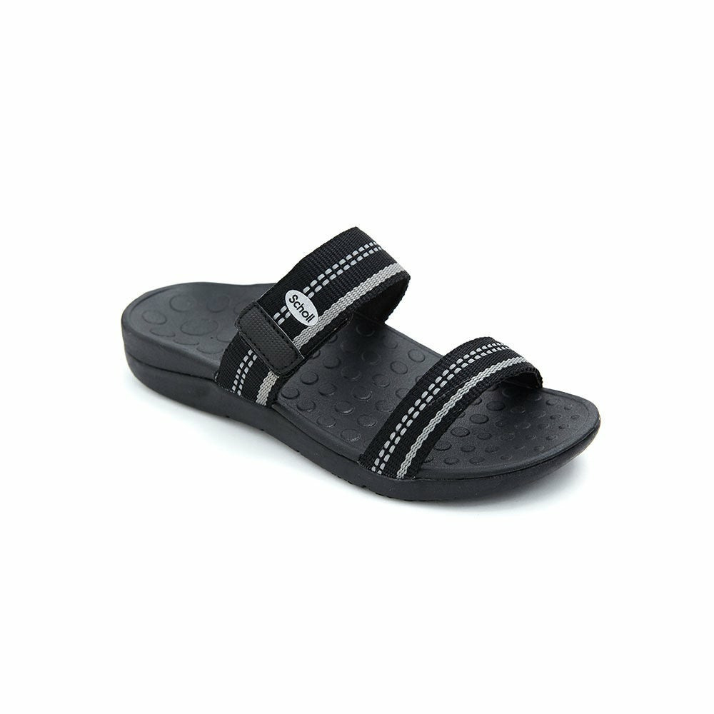 รองเท้าสกอลล์ ท็อฟฟี่ Toffee รองเท้าแตะสวม ผู้หญิง รองเท้าสุขภาพ นวัตกรรม Biomechanics รองรับอุ้งเท้า สำหรับภาวะเท้าแบน สี Toffee Black