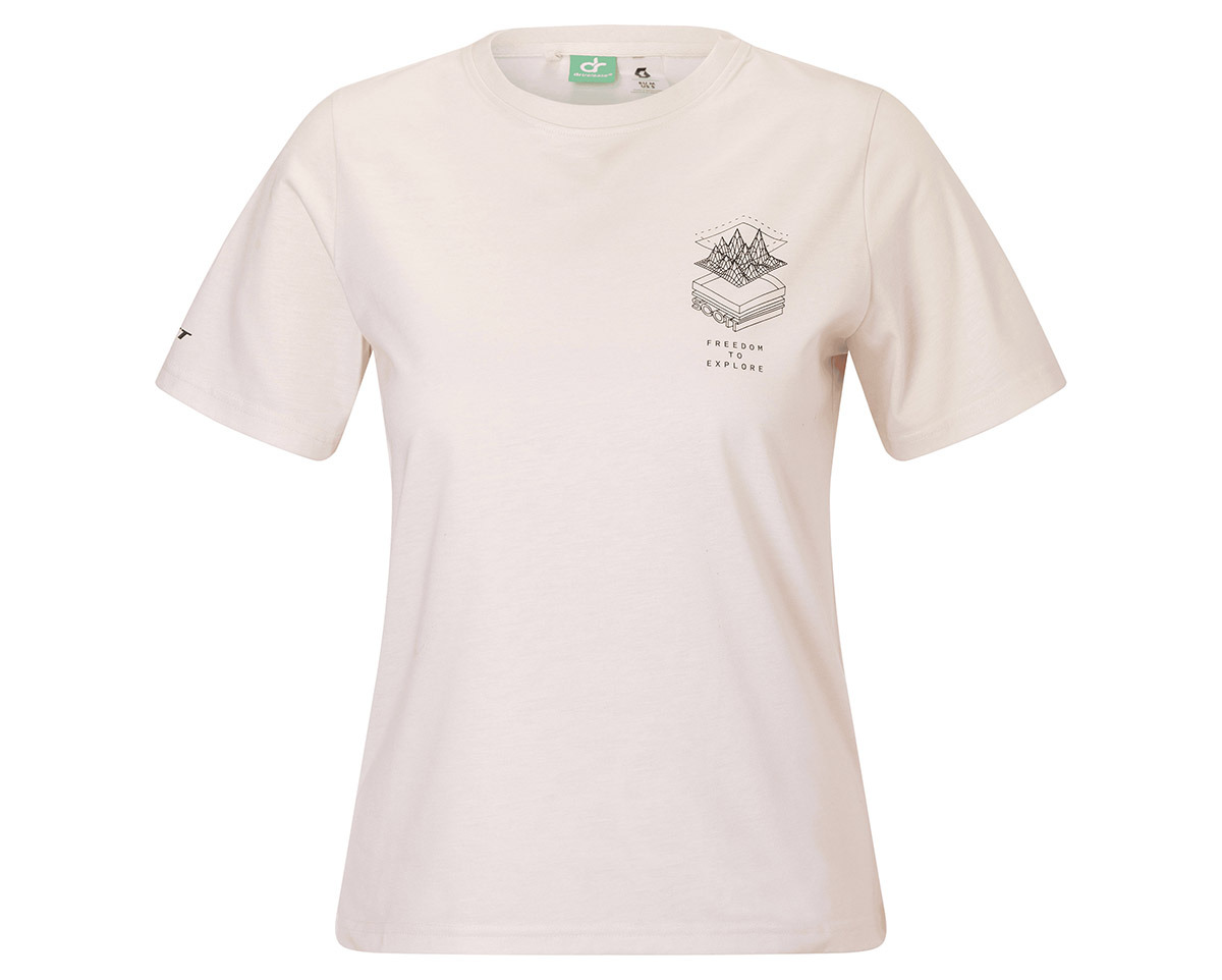T-shirt manches courtes Femme DEFINED DRI Rose Bliss/Coton Blanc