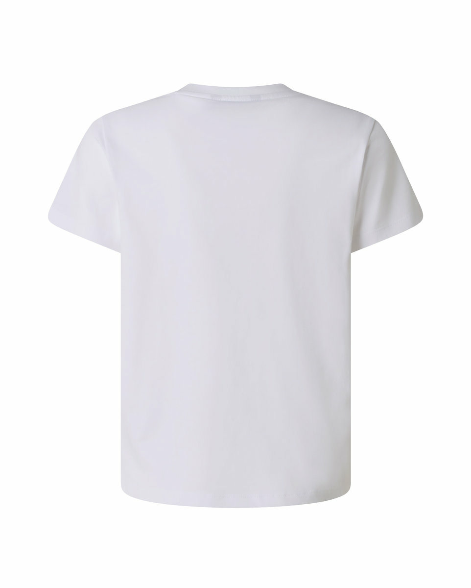 T-shirt Enfant B LIQUID LOGO REG SS TEE Blanc