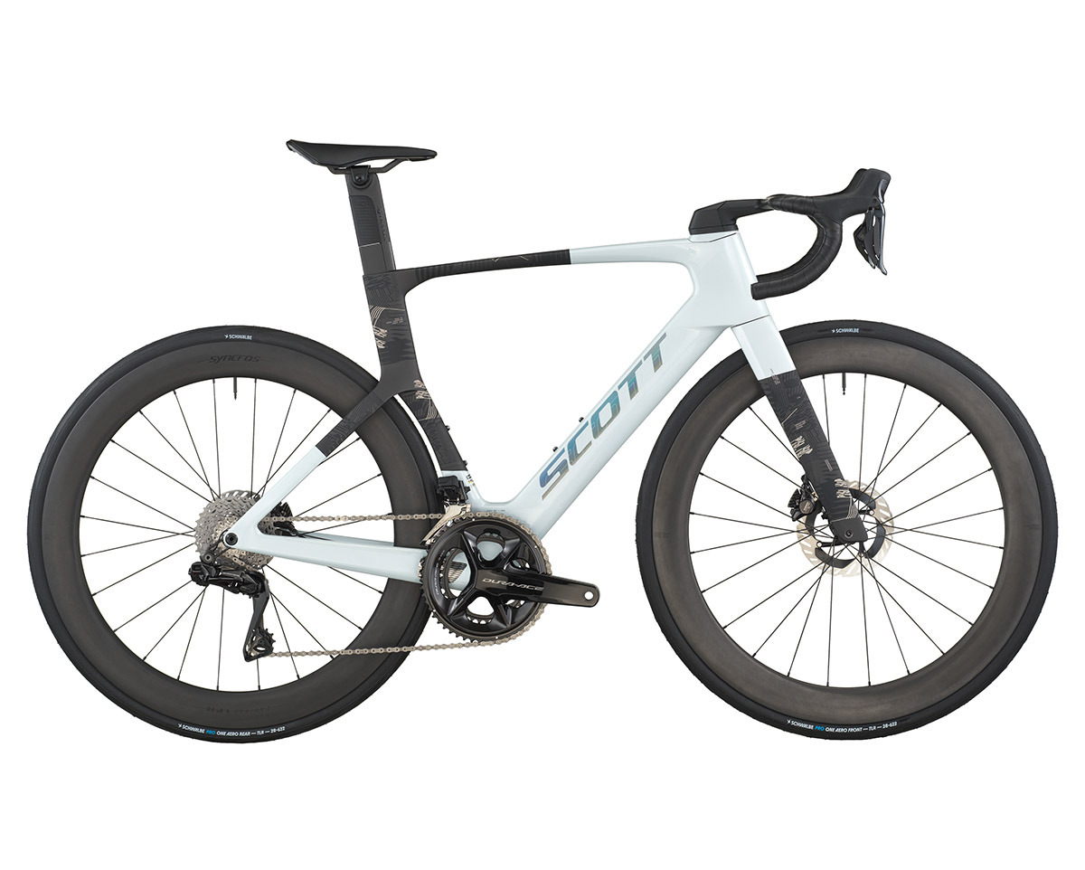 Vélo de route FOIL RC PRO Blanc Cumulus/Noir Carbone