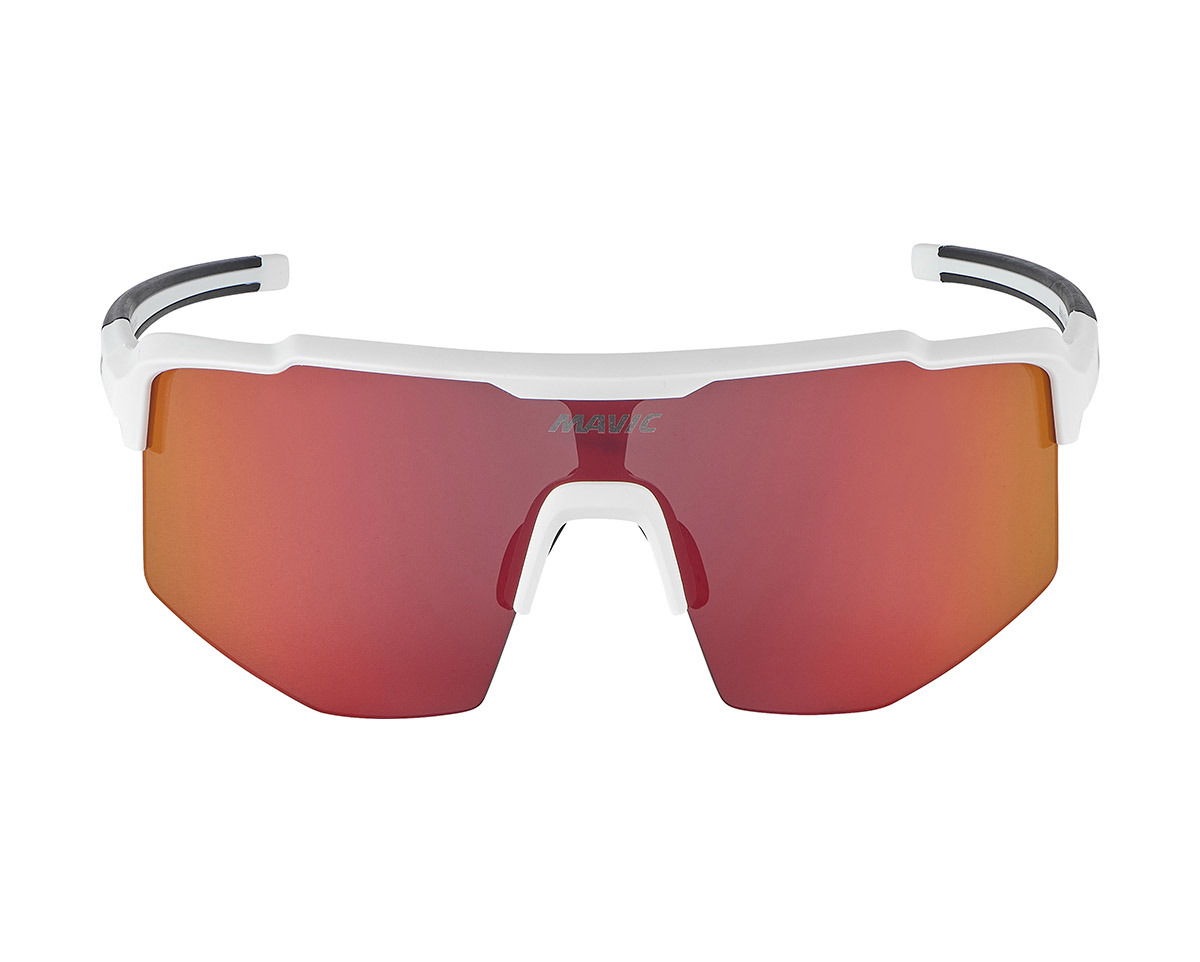 Lunettes Unisexe MVS SHIELD Blanc/Rouge Catégorie 3