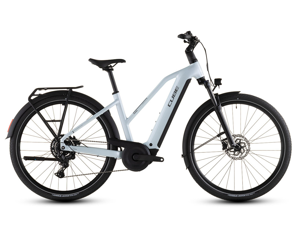 Vélo trekking électrique TOURING HYBRID ONE 600 Bleu Glacier