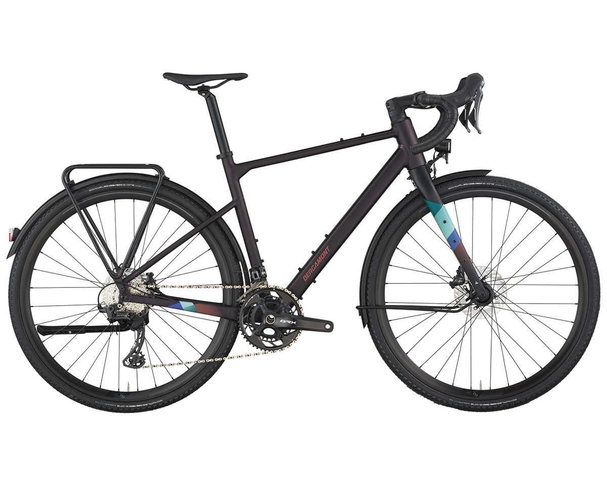 Vélo de gravel GRANDURANCE RD 10 Noir Rougeâtre