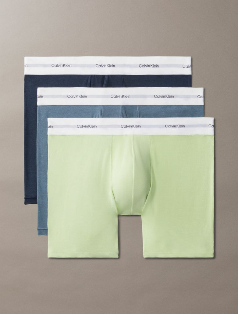 CULOTTE BOXER À RAYURES EN MELANGE DE COTON - PACK DE 3