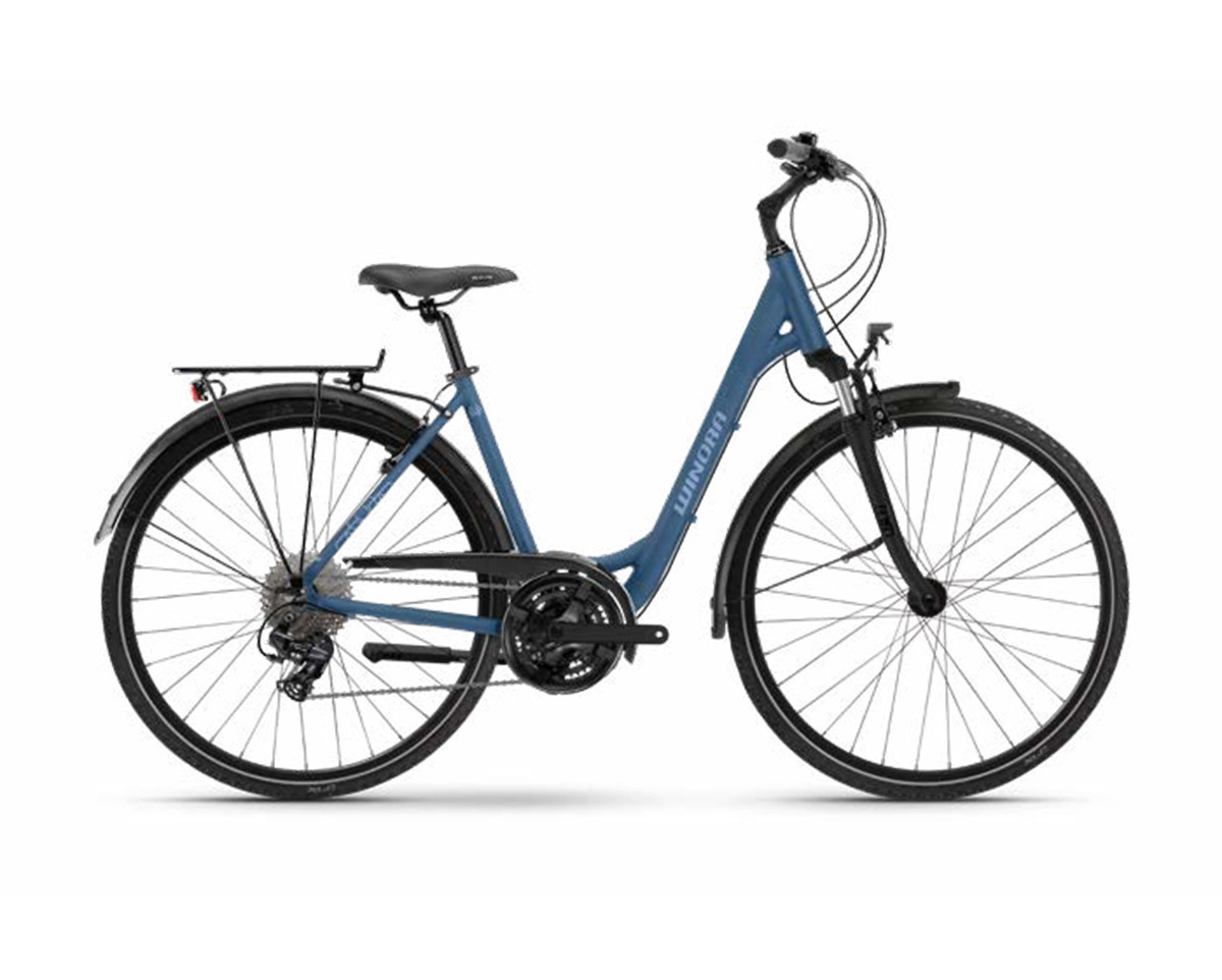 Vélo urbain/trekking DOMINGO X21 LOW Bleu Lunaire