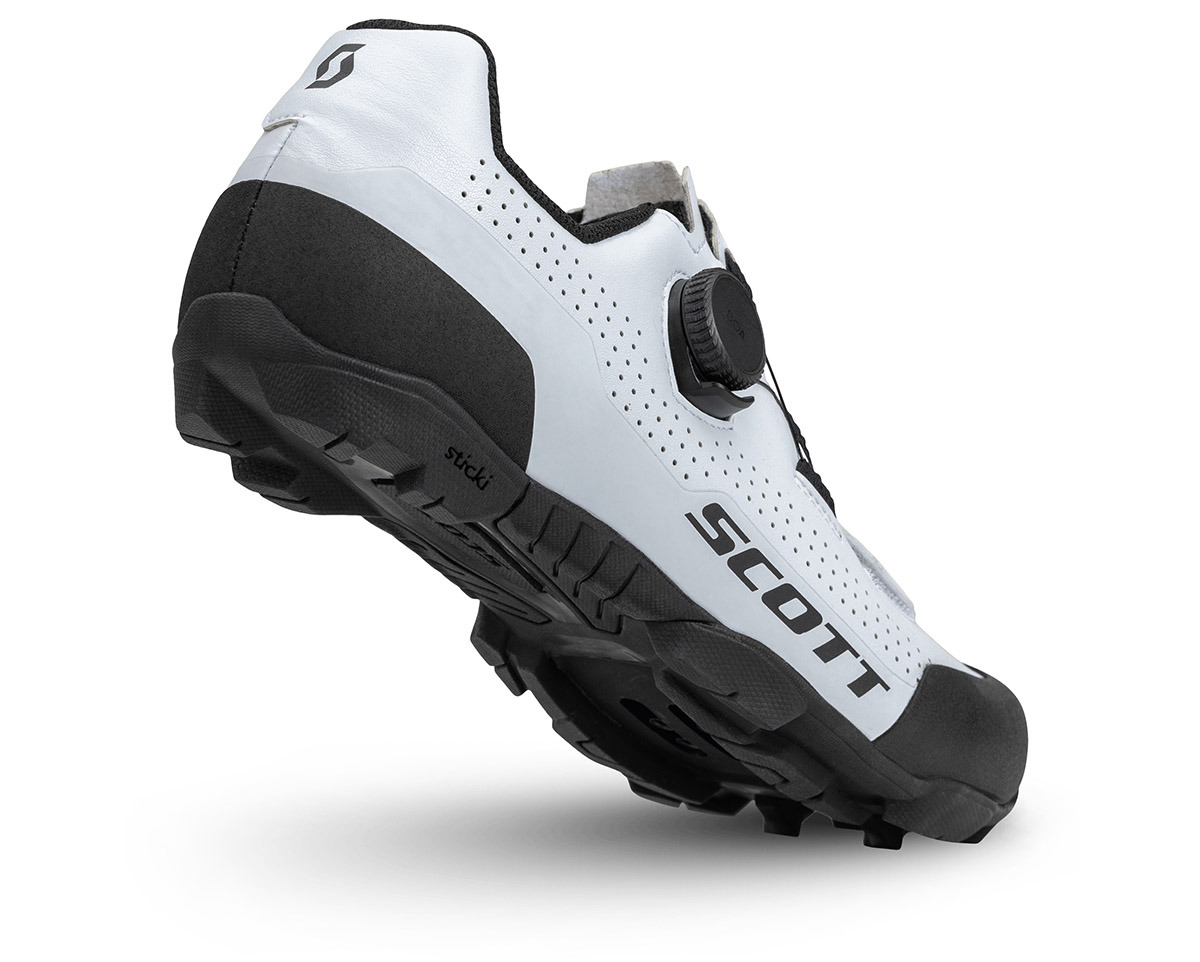 Chaussures VTT Homme MTB TEAM BOA Blanc/Noir
