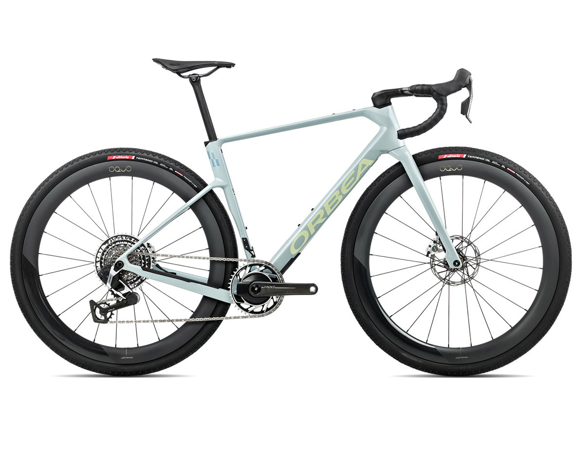 Vélo de gravel TERRA RACE M11ELTD 1X Bleu Béton