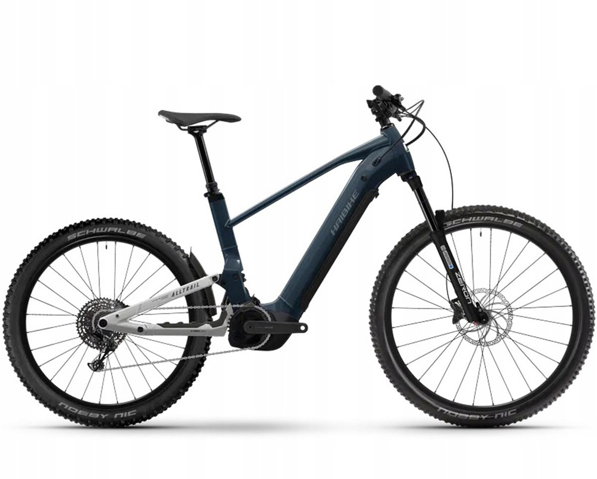 VTT tout suspendu électrique ALLTRAIL 4 Bleu Roi/Argent