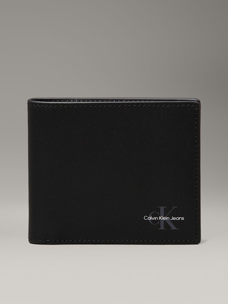 PORTefeuille Bifold en Cuir avec Logo MONO