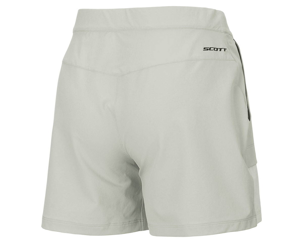 Short Femme EXPLORAIR ESCAPE Gris/Coton Blanc