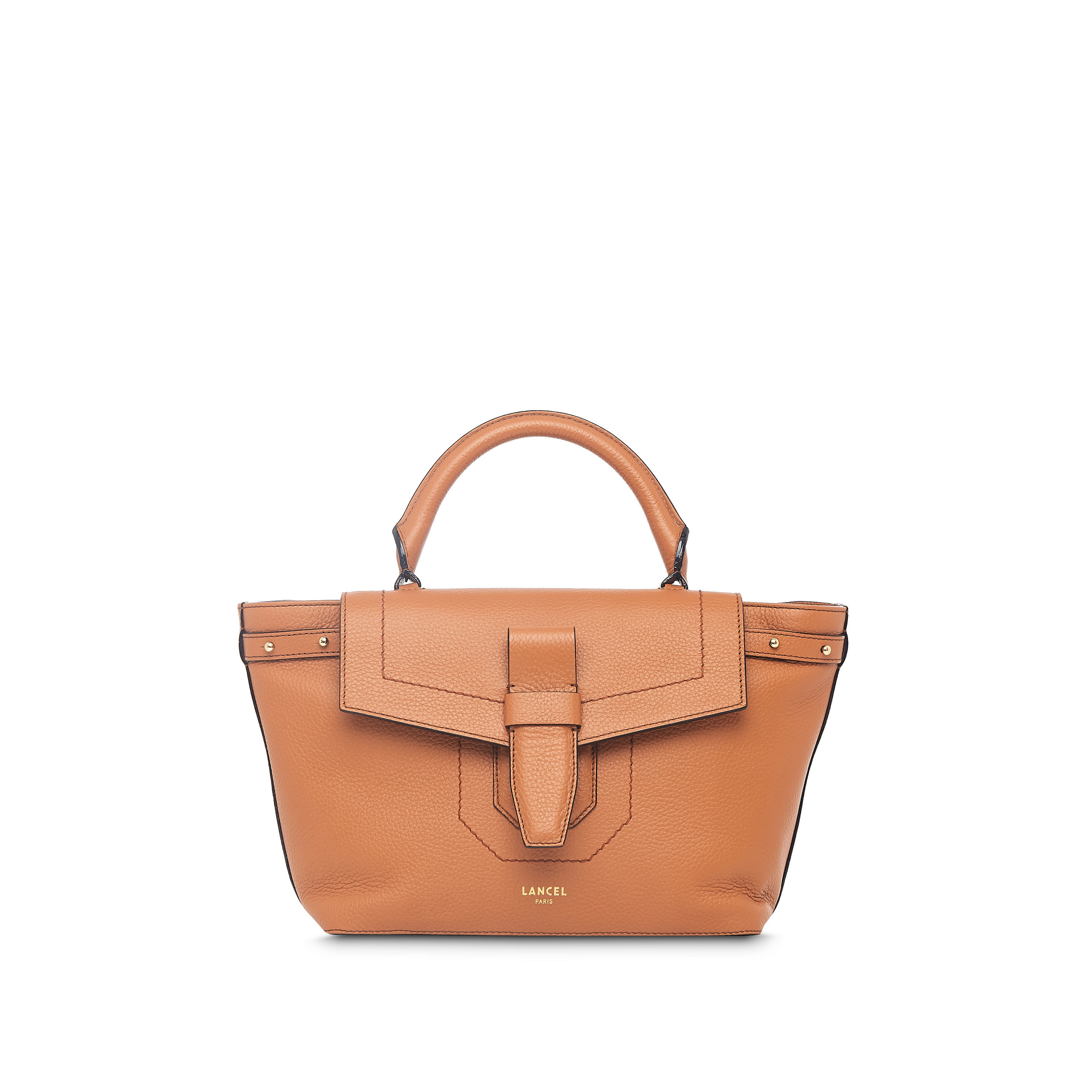 NEO CHARLIE CUIR GRAINE - Sac Porte Main - Camel