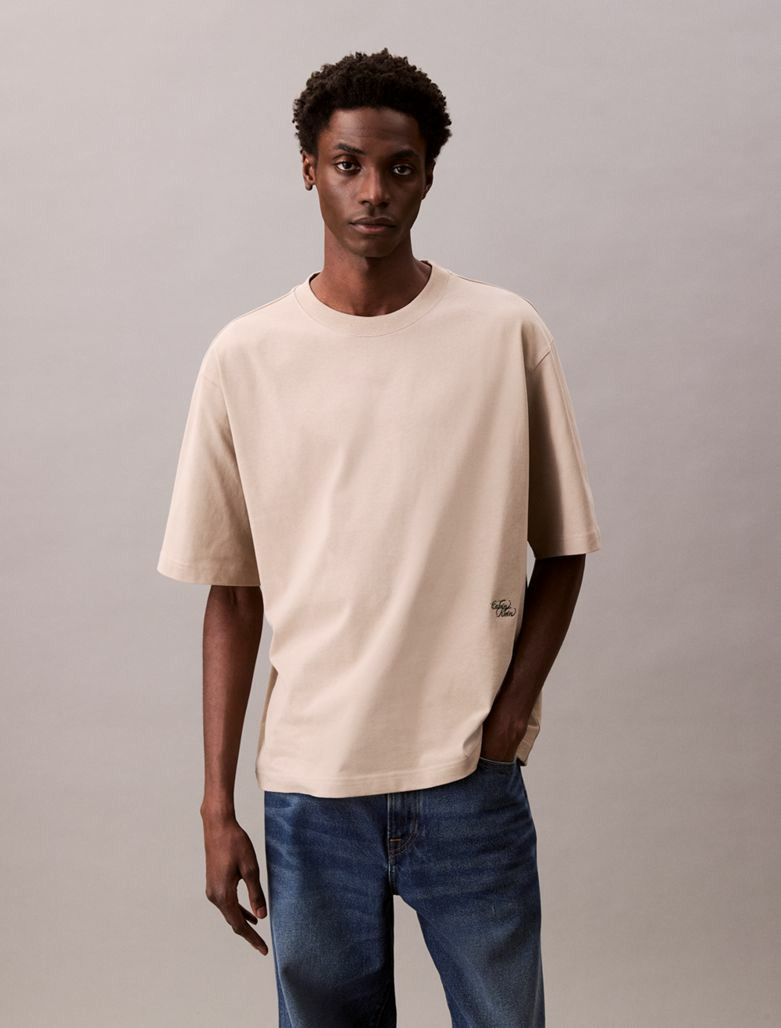 T-SHIRT EN COTON DÉCONTRACTÉ