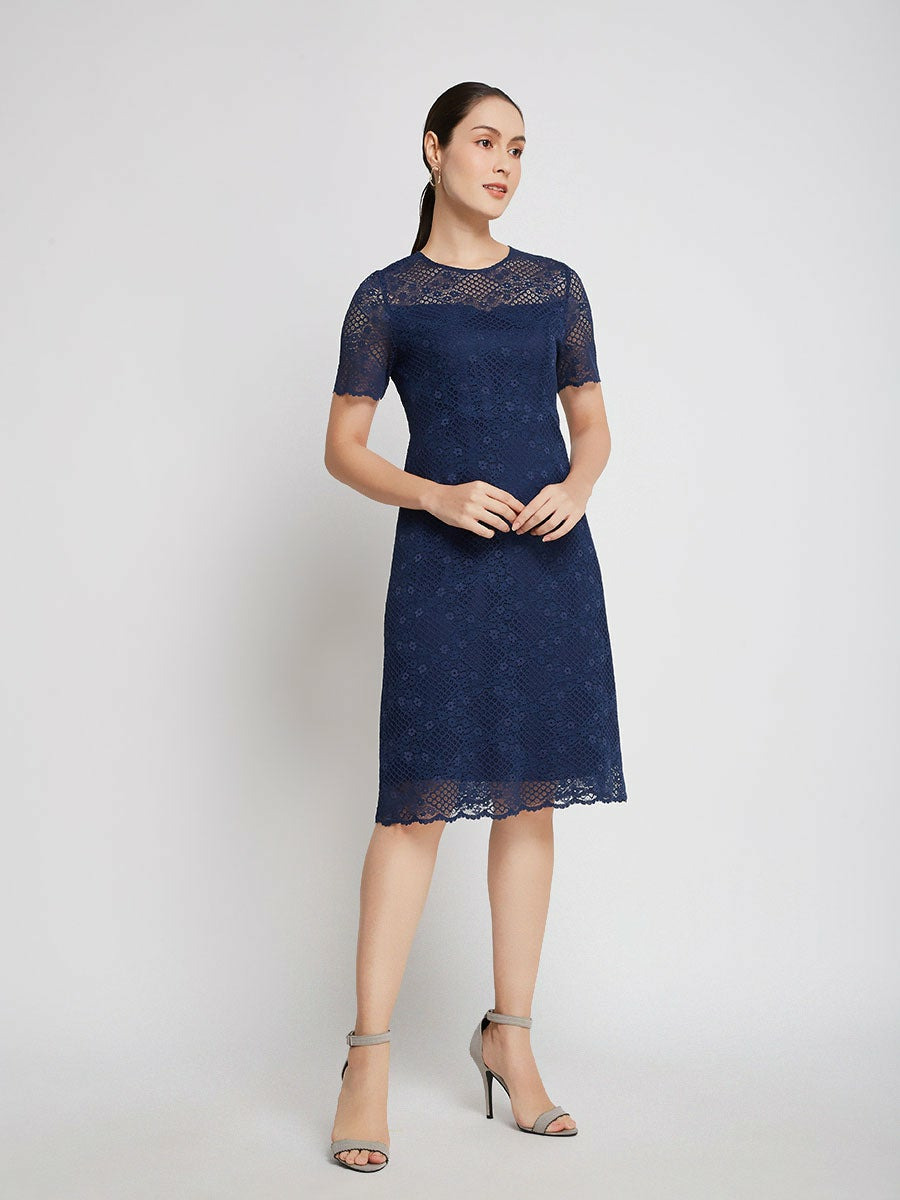 ชุดกระโปรงแขนสั้น รุ่น 2208ECDR038