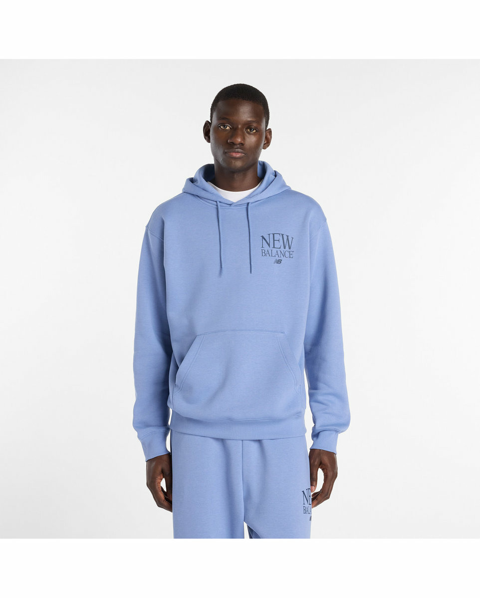 Sweat à capuche Homme REIMAGINED FLEECE HOODIE Bleu