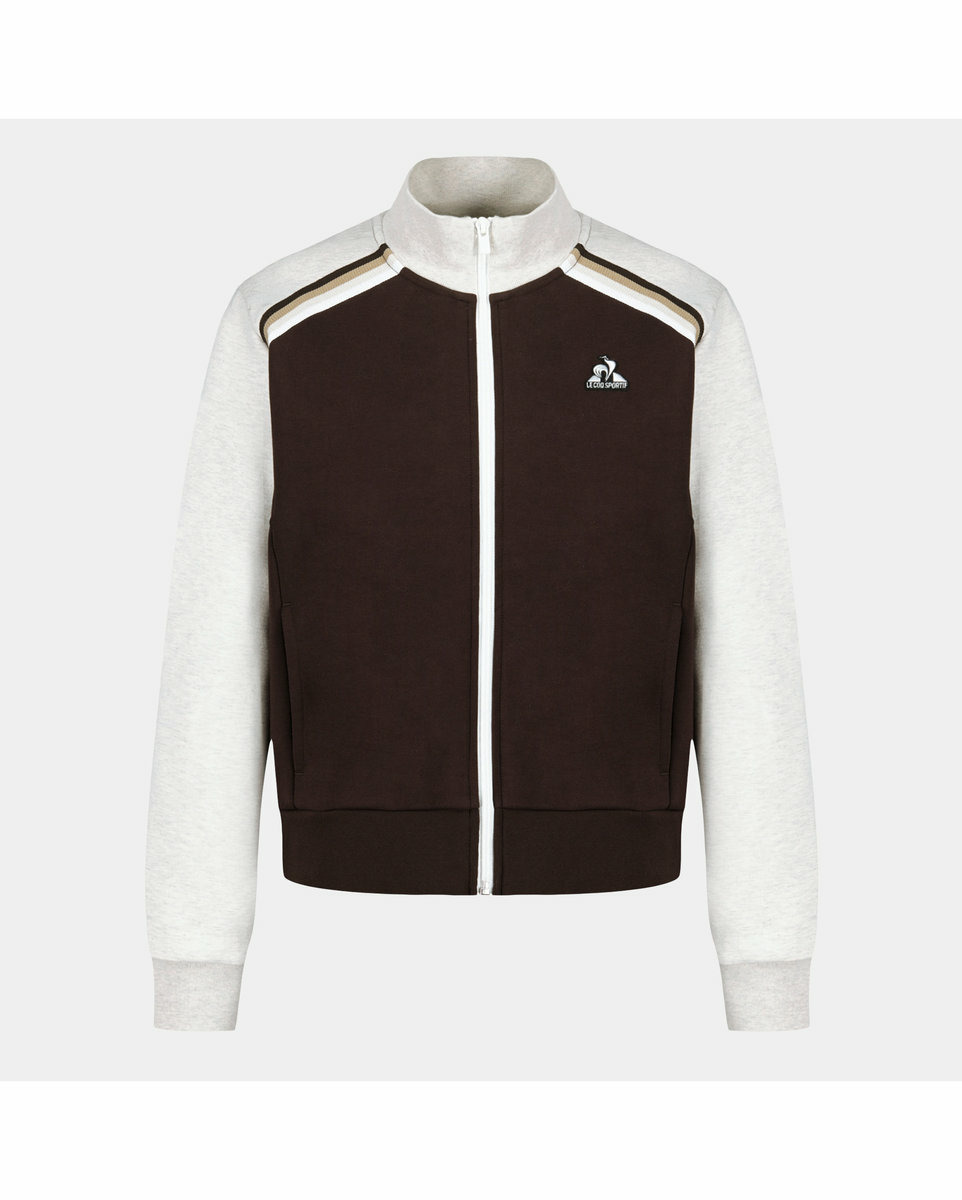 Sweat Femme HERITAGE SP FZ SWEAT N1 W MOLE/BEIGE CH Marron