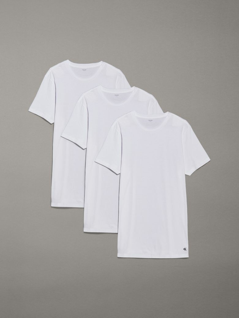T-SHIRTS EN COTON À MANCHES COURTES COL ROND - PACK DE 3
