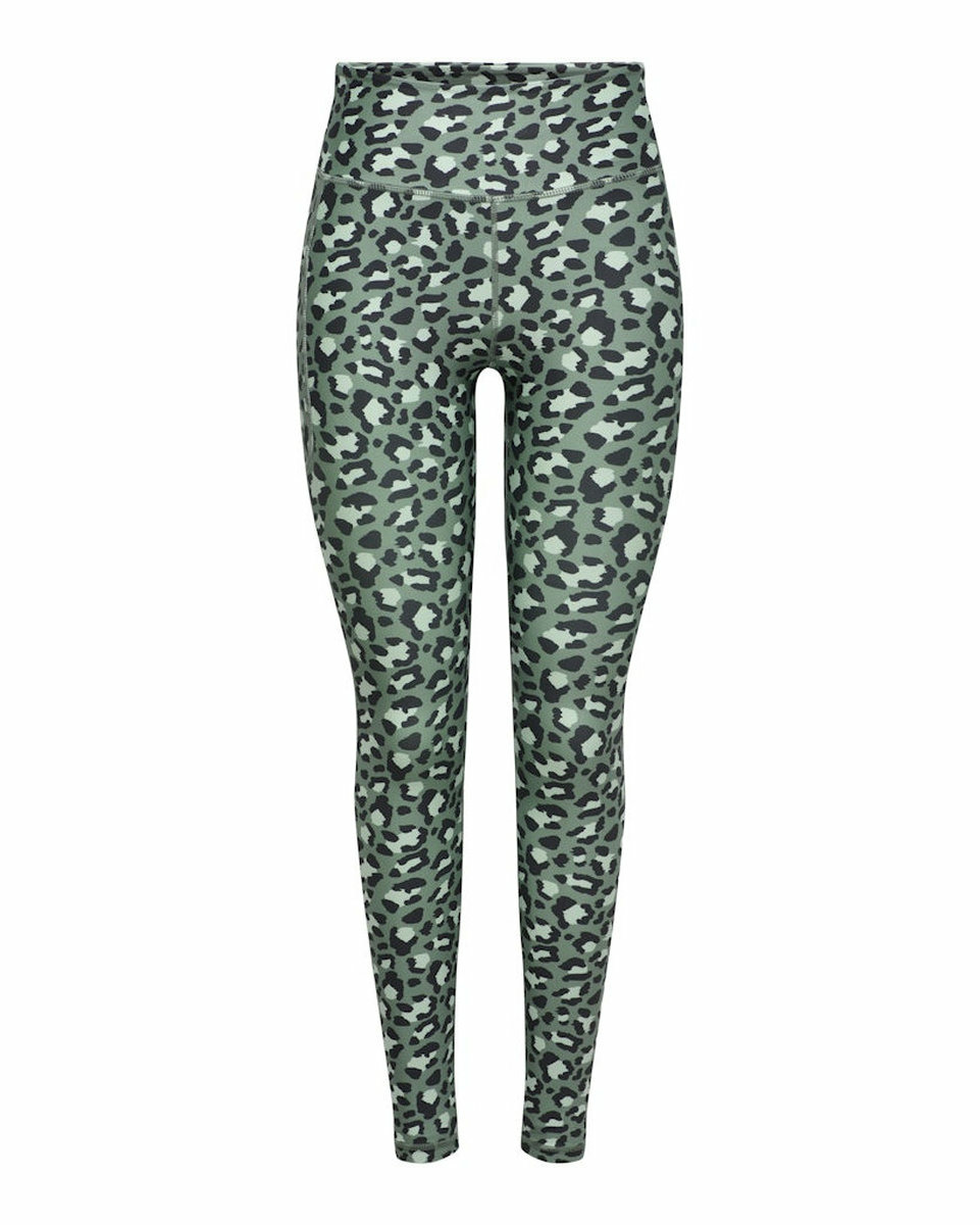 Legging Femme ONPJAM-2-MILLE HW AOP PCK TIGHTS Bleu