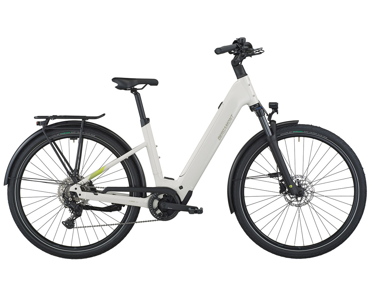Vélo urbain/trekking électrique E-HORIZON SPORT 30 WAVE Blanc Cassé