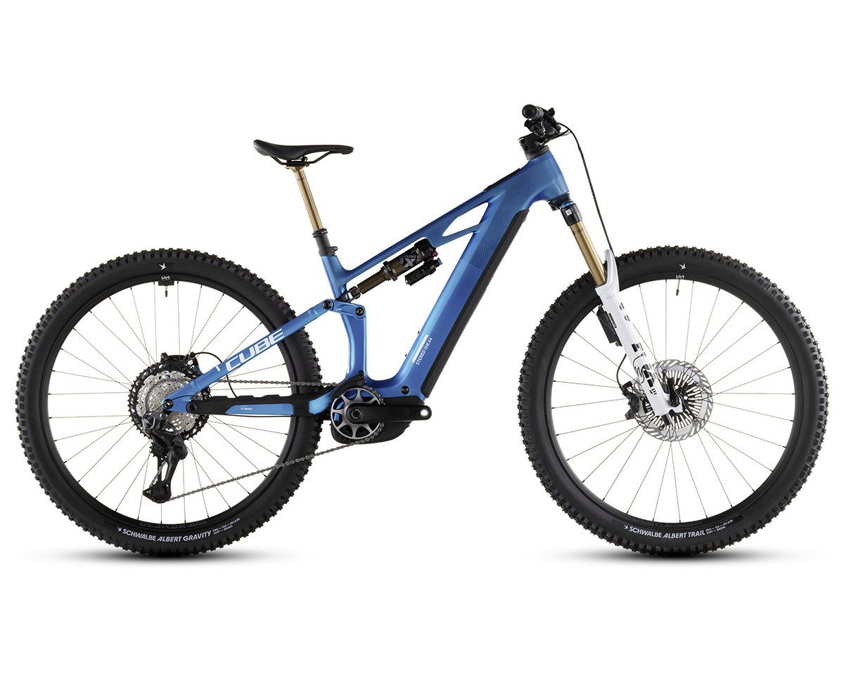 VTT tout suspendu électrique STEREO HYBRID ONE44 HPC AT 800 Bleu