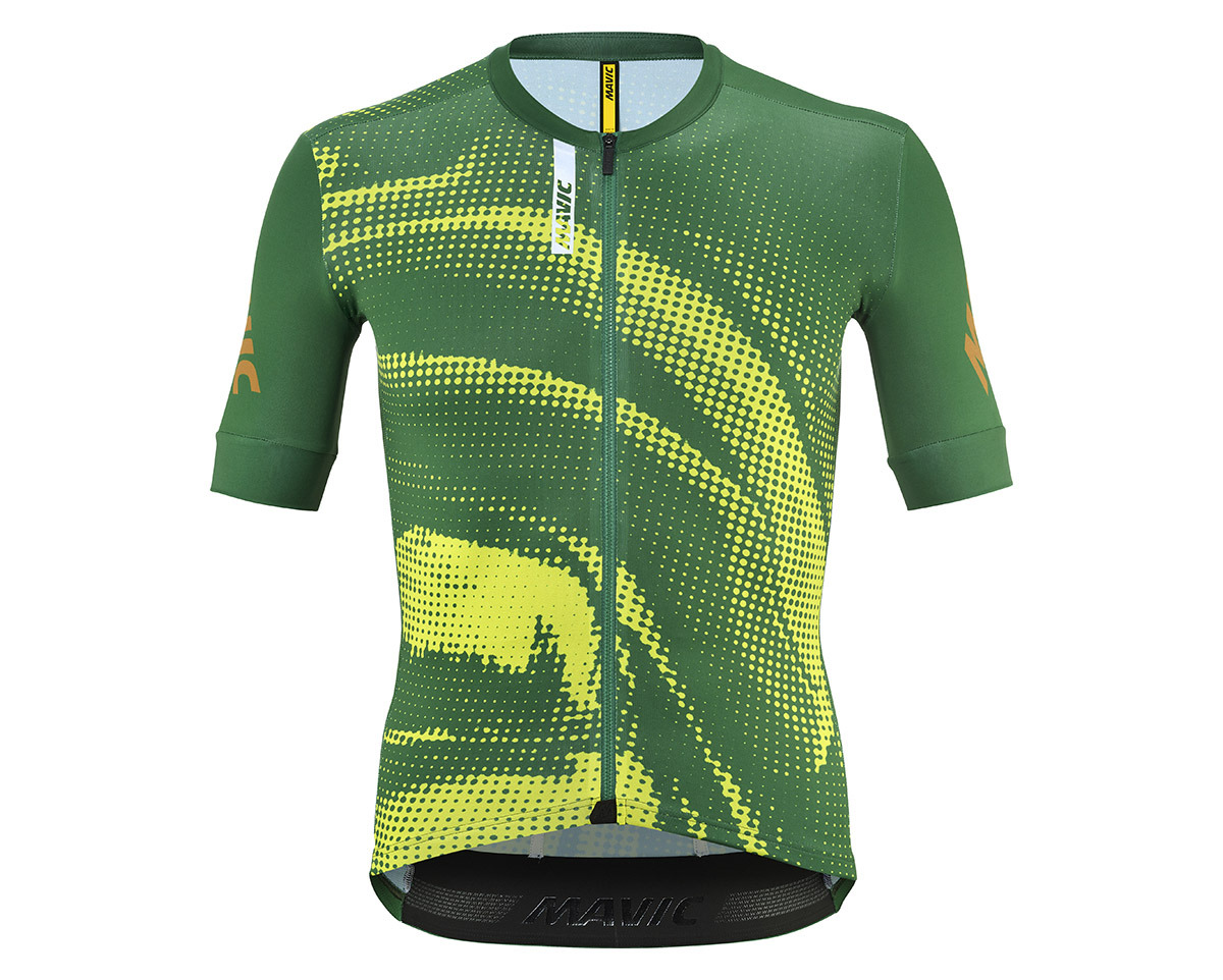 Maillot manches courtes Homme AKSIUM GRAPHIC Vert Citron/Vert Eden