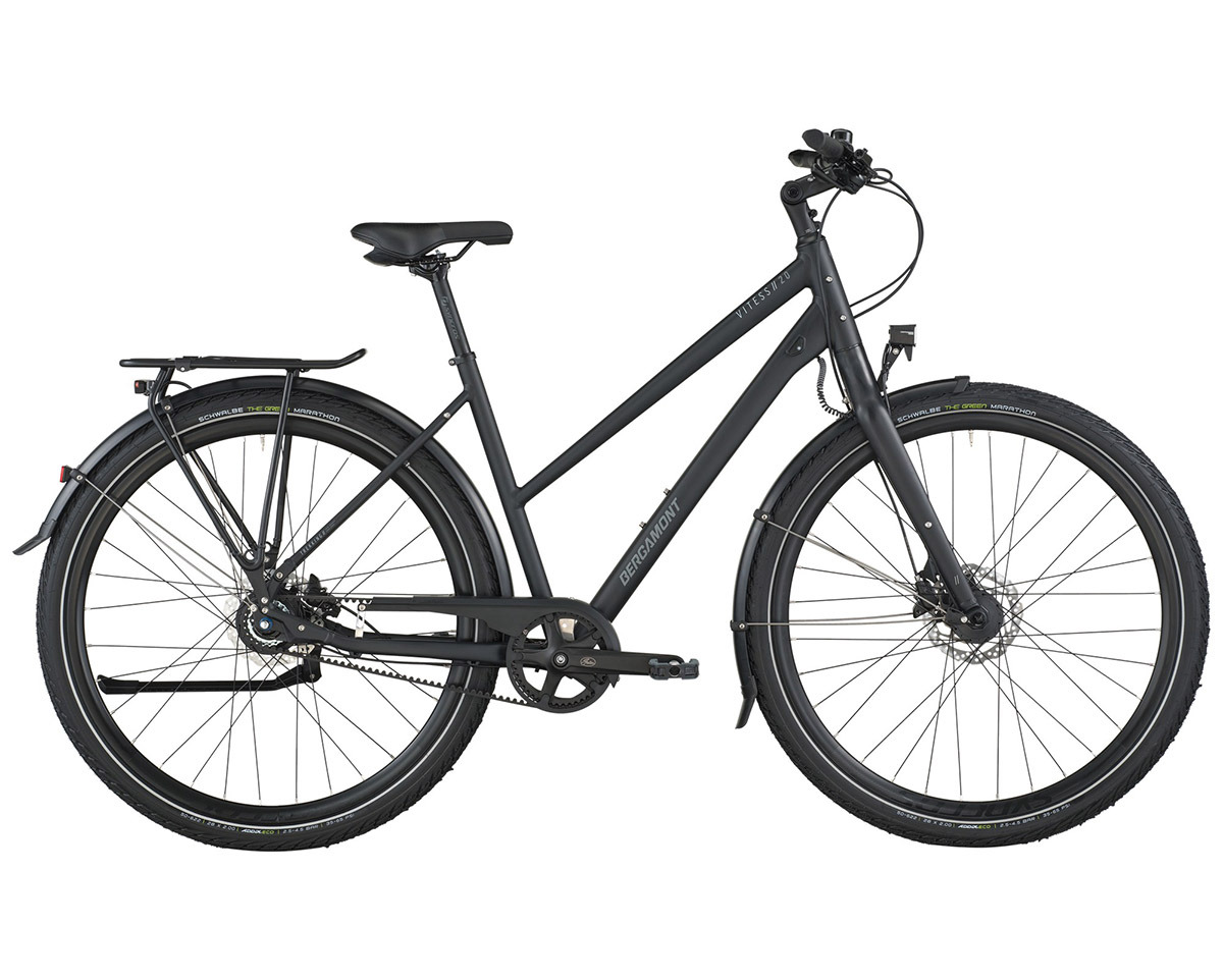 Vélo urbain/trekking VITESS 20 RIGID SLOPE Noir Mat